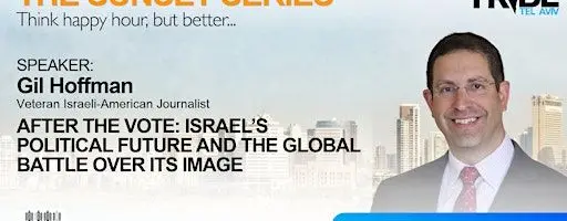 פוסטר של Election Rehash and Book Launch with Gil Hoffman
