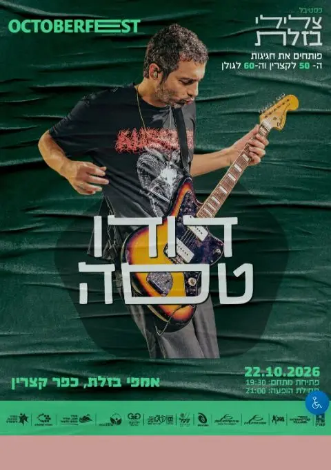 פוסטר של צלילי בזלת - דודו טסה