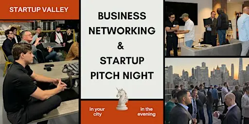 פוסטר של Business Networking & Startup Pitch Night in Tel Aviv