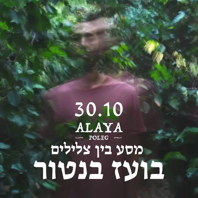 פוסטר של מסע צלילים עם בועז בנטור.