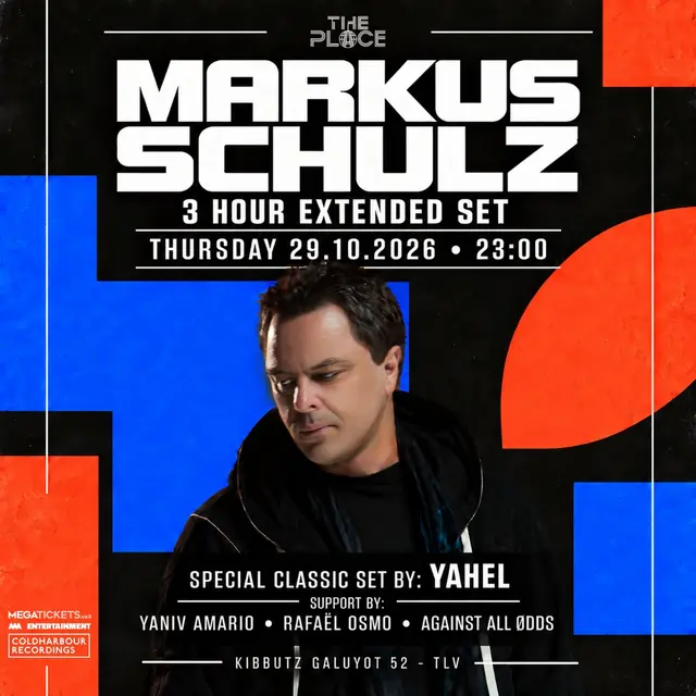 פוסטר של MARKUS SCHULZ @ THE PLACE