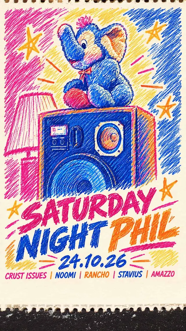 פוסטר של SATURDAY NIGHT PHIL | 24.10.26