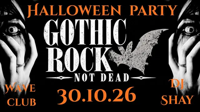 פוסטר של GOTHIC ROCK VS SYNTH ATTACK - HALLOWEEN PARTY