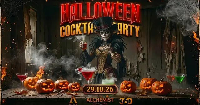 פוסטר של Halloween Party || Cocktails By Alchemist ||29.10.26