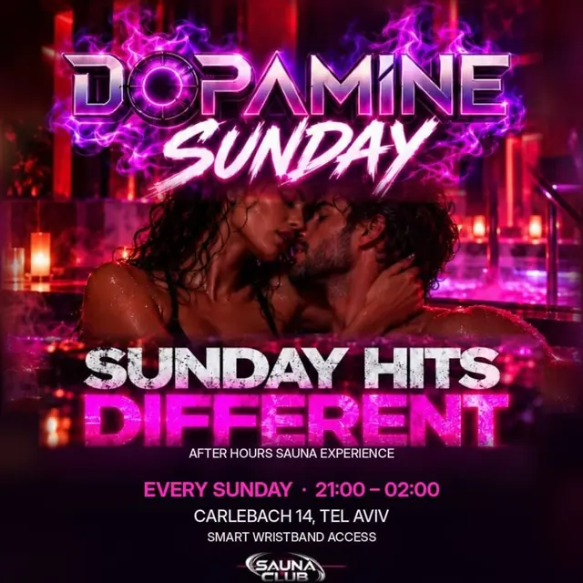 פוסטר של Sunday Dopamine - Sauna 25.10