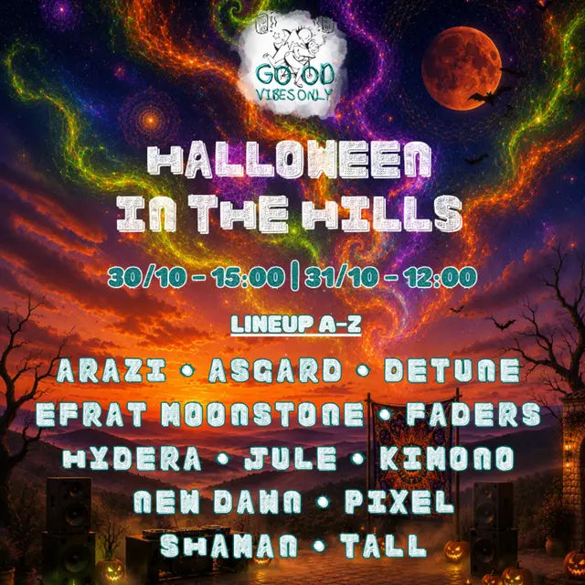פוסטר של HALLOWEEN IN THE HILLS