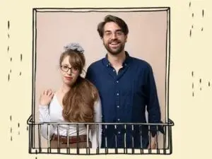 פוסטר של נוהל שכן - קברט מוניציפלי בחרוזים - פסטיבל הקומדיה הישראלי