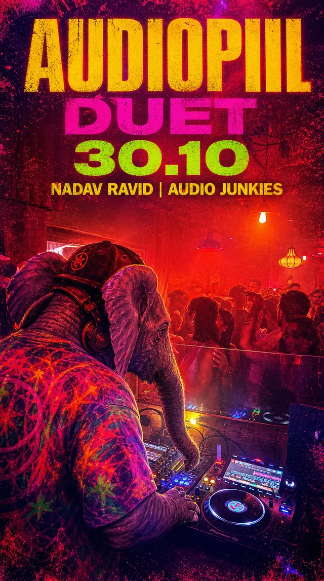 פוסטר של AUDIOPHIL DUET | NADAV RAVID | AUDIO JUNKIES