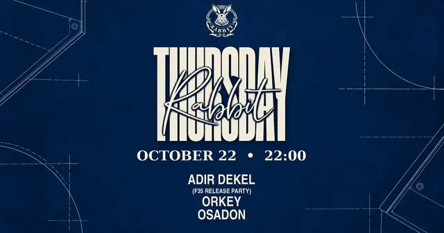 פוסטר של THURSDAY// Rabbit //22.10// //