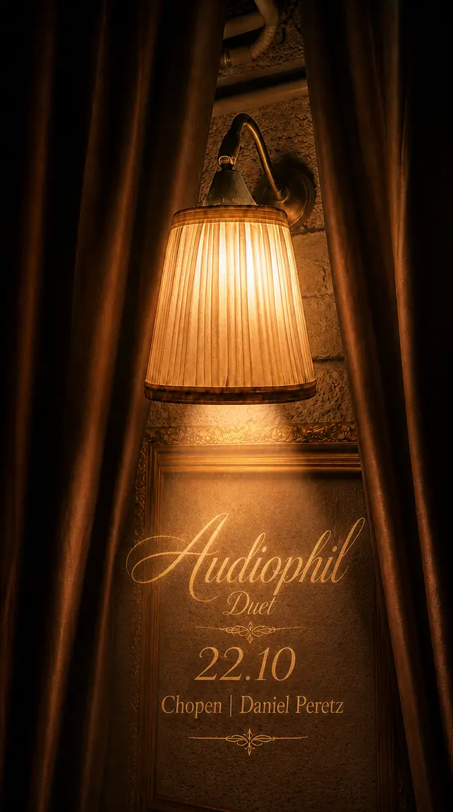 פוסטר של AUDIOPHIL DUET | CHOPEN | DANIEL PERETZ