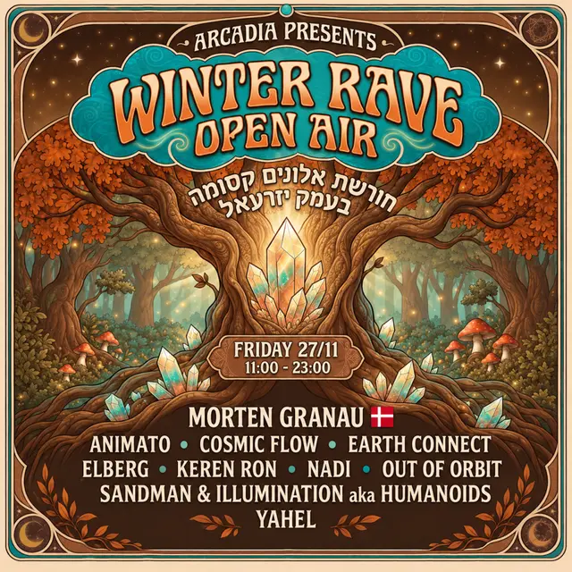פוסטר של ARCADIA WINTER RAVE -OPEN AIR 27/11/11
