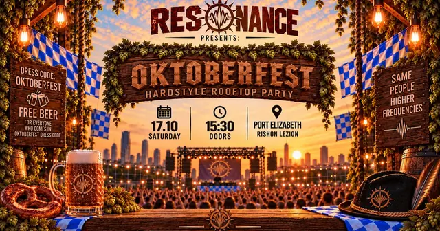 פוסטר של Resonance presents: Oktoberfest rooftop party