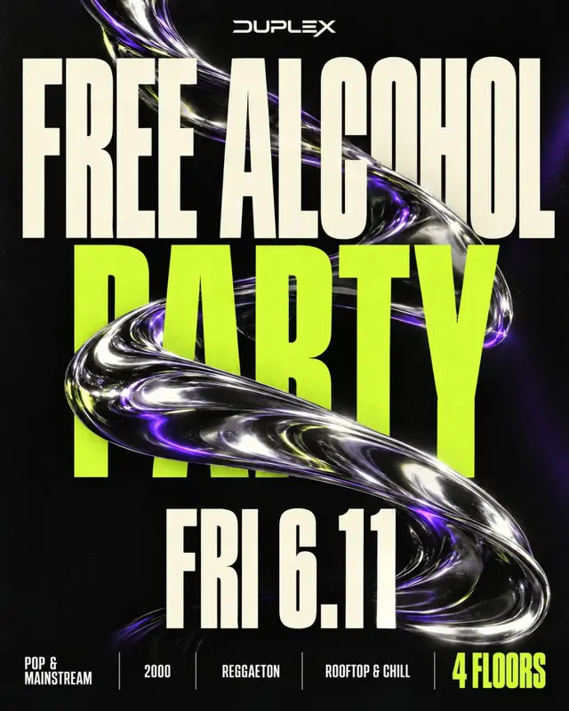 פוסטר של Free Alcohol Party